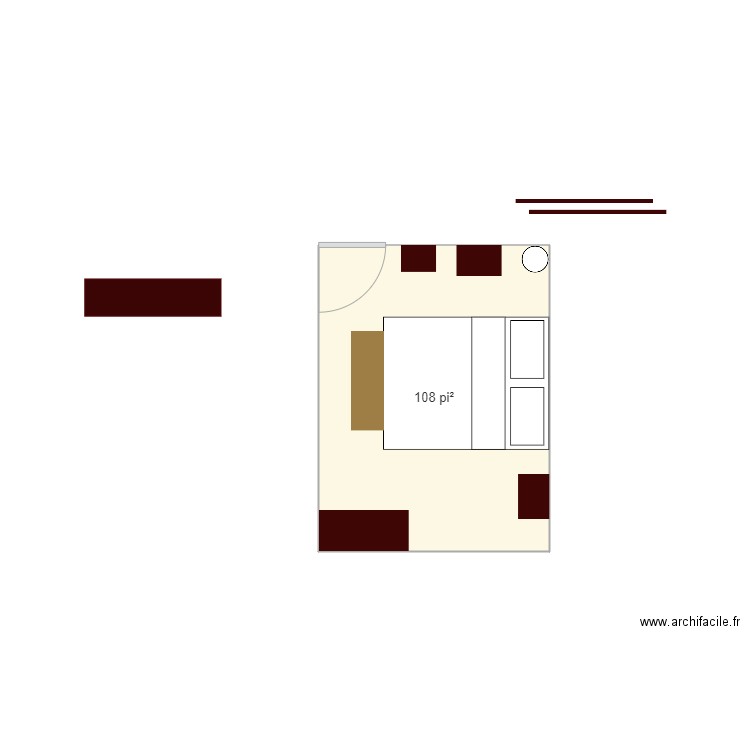 Chambre 8. Plan de 0 pièce et 0 m2