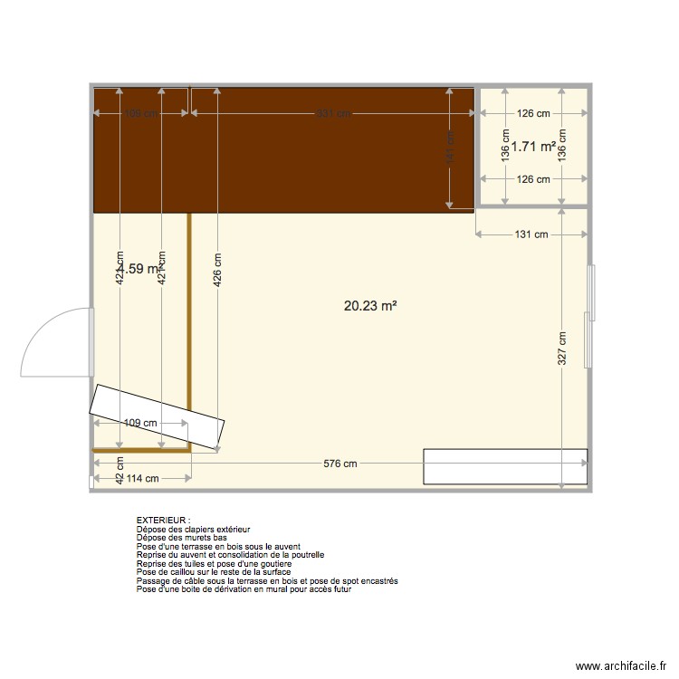 exterieur. Plan de 0 pièce et 0 m2