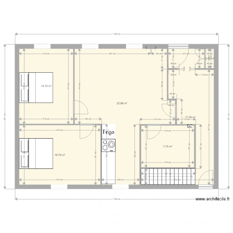 appartement 3. Plan de 0 pièce et 0 m2