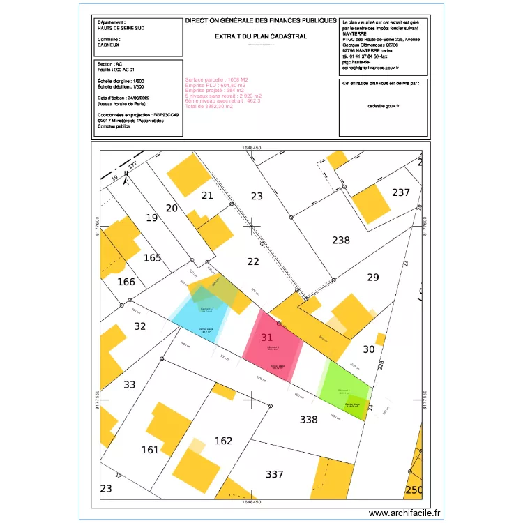 ac31. Plan de 