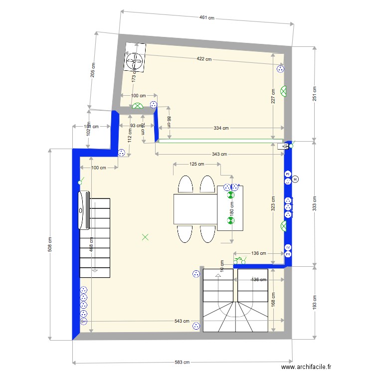 2 eme étage Projet Barr2. Plan de 0 pièce et 0 m2