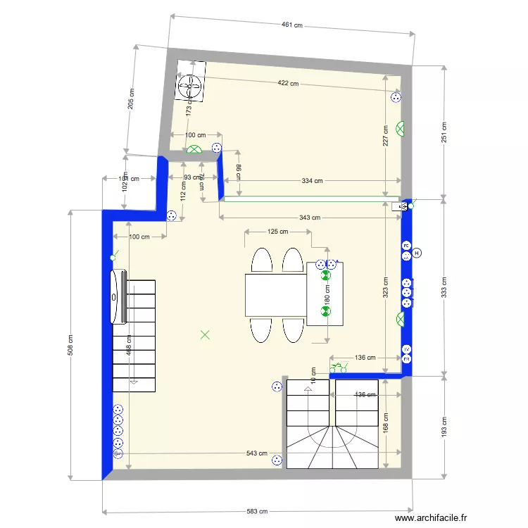 2 eme étage Projet Barr2. Plan de 2 eme étage Projet Barr2. Plan de