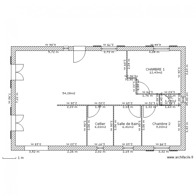 MAISON 3chbre   2. Plan de 0 pièce et 0 m2