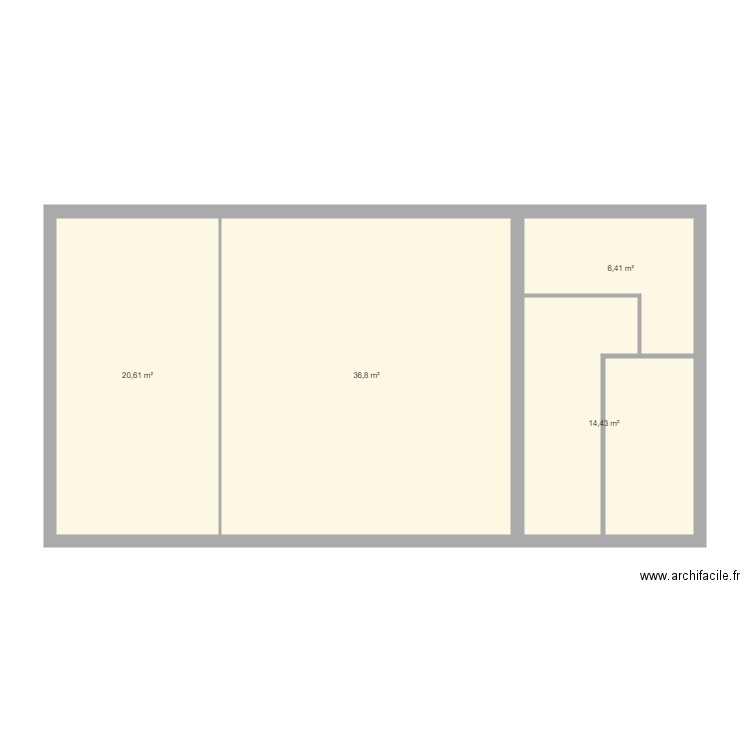 tournay App 3. Plan de 4 pièces et 78 m2