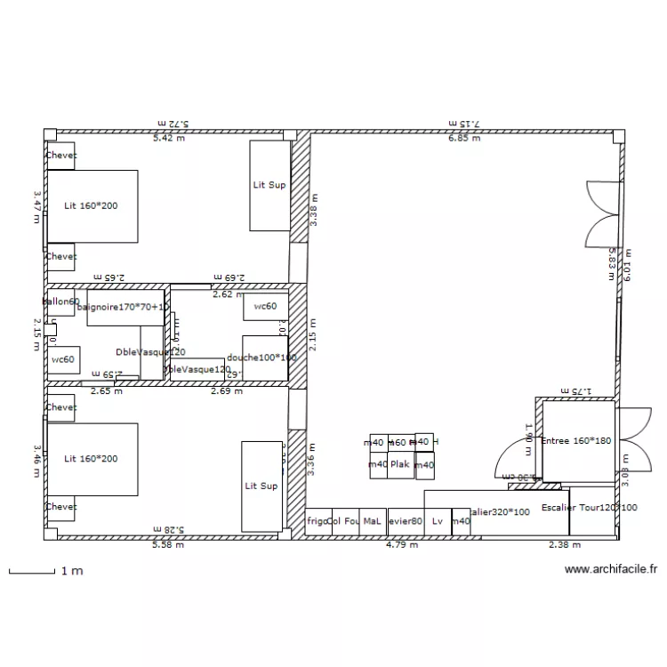 3109 Rdc Voltige. Plan de 