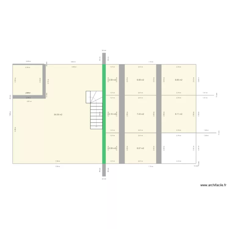 grange maison 2. Plan de 