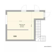 Hall de nuit et SDB Thomas et Maud