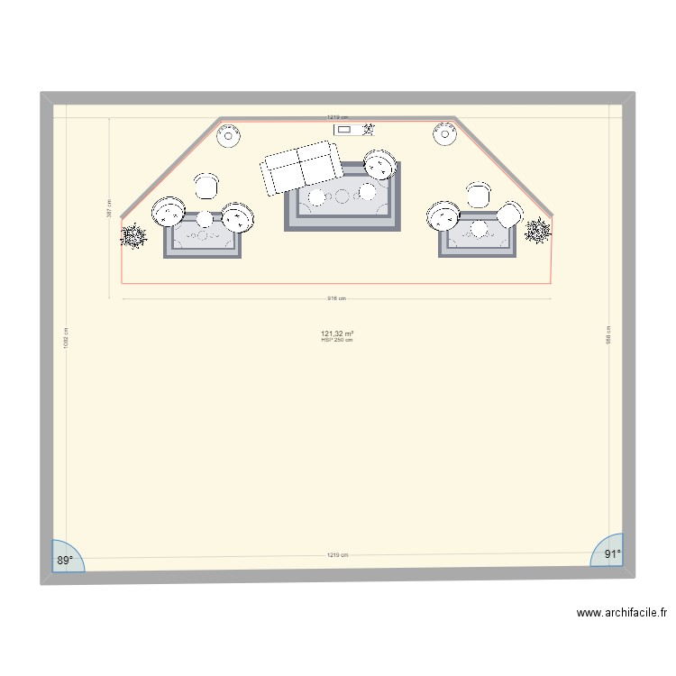 Banque Pop  fauteuil 2 - chat. Plan de 0 pièce et 0 m2
