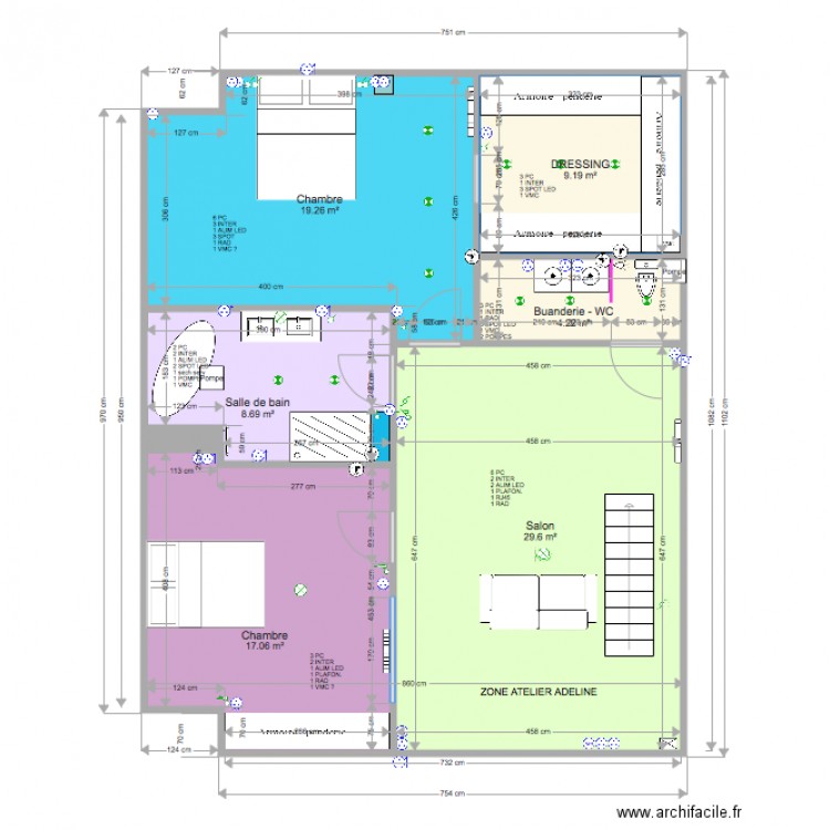 PLAN ELEC LAST JUIN 2017. Plan de 0 pièce et 0 m2