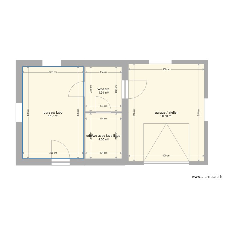 local  futur step Collinée et St jacut. Plan de 0 pièce et 0 m2