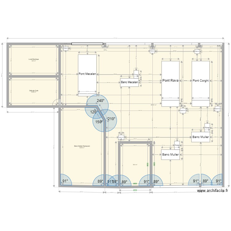 CCT VL CARQUEFOU 2. Plan de 5 pièces et 410 m2