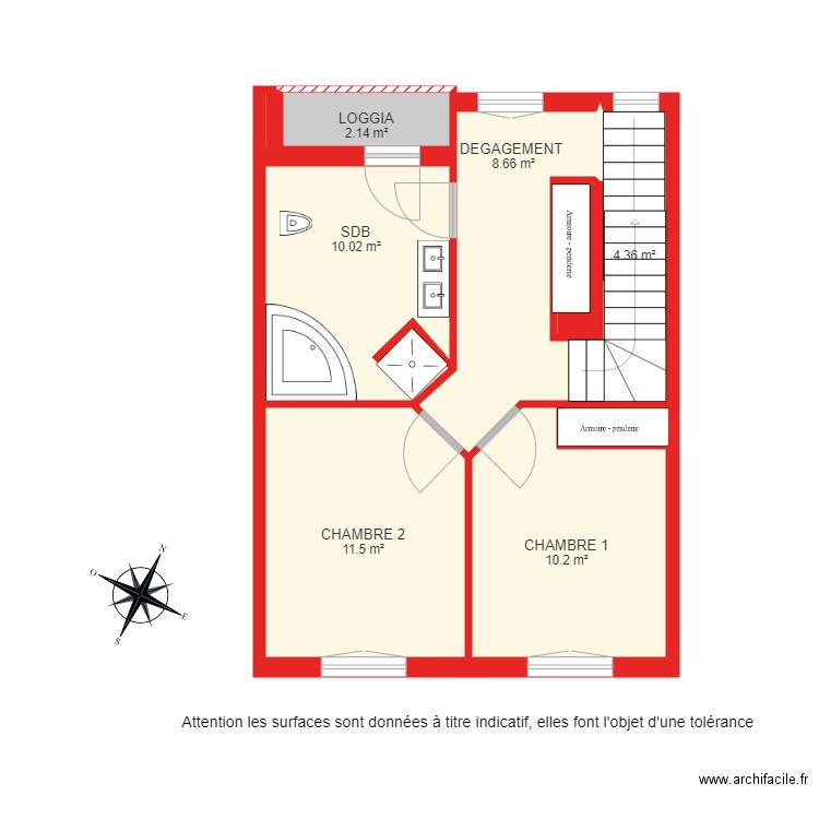 BI 2769 1er ETAGE. Plan de 0 pièce et 0 m2