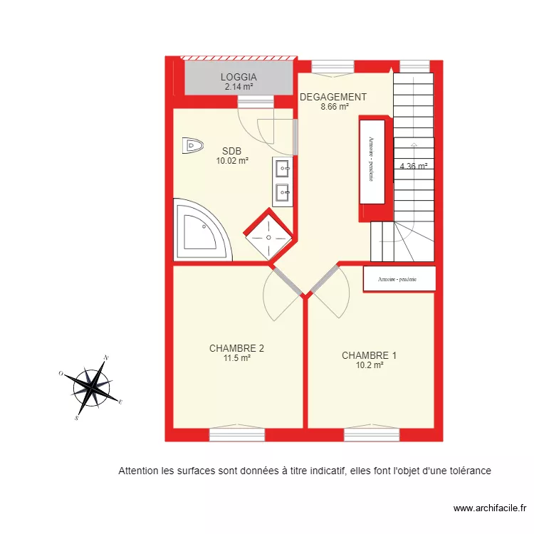 BI 2769 1er ETAGE. Plan de 