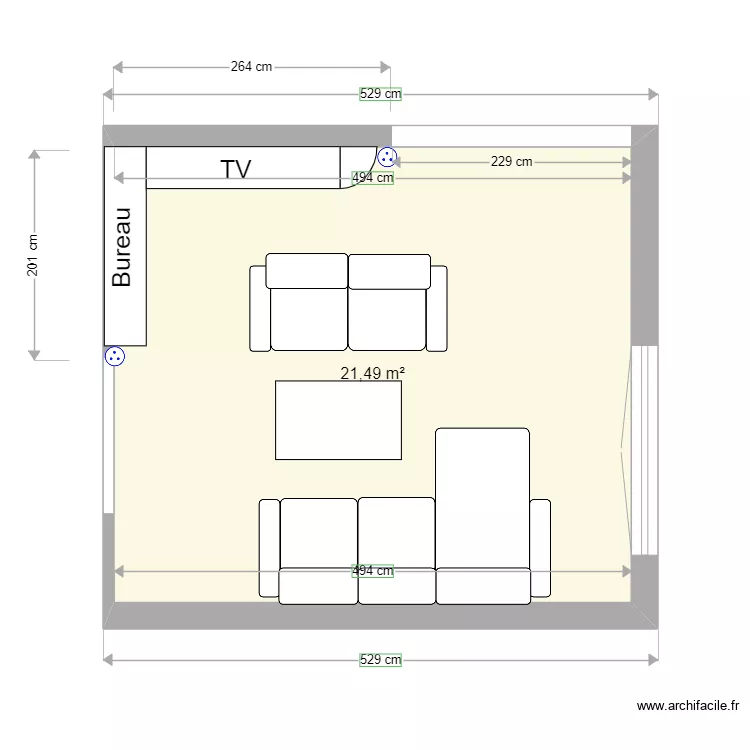 Biblioth&egrave;que MSM. Plan de 