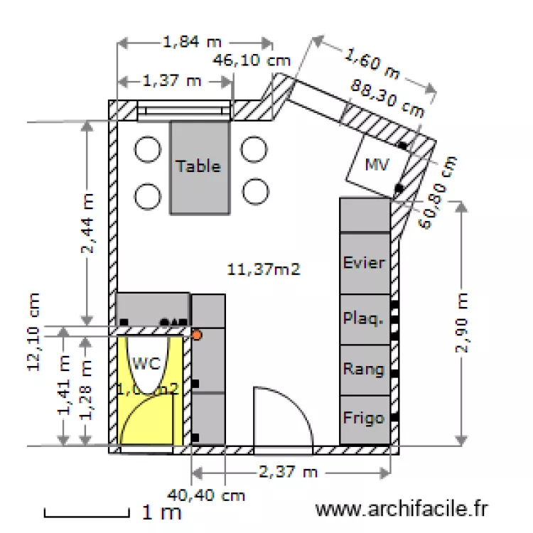 cuisine VDEF 2. Plan de cuisine VDEF 2. Plan de