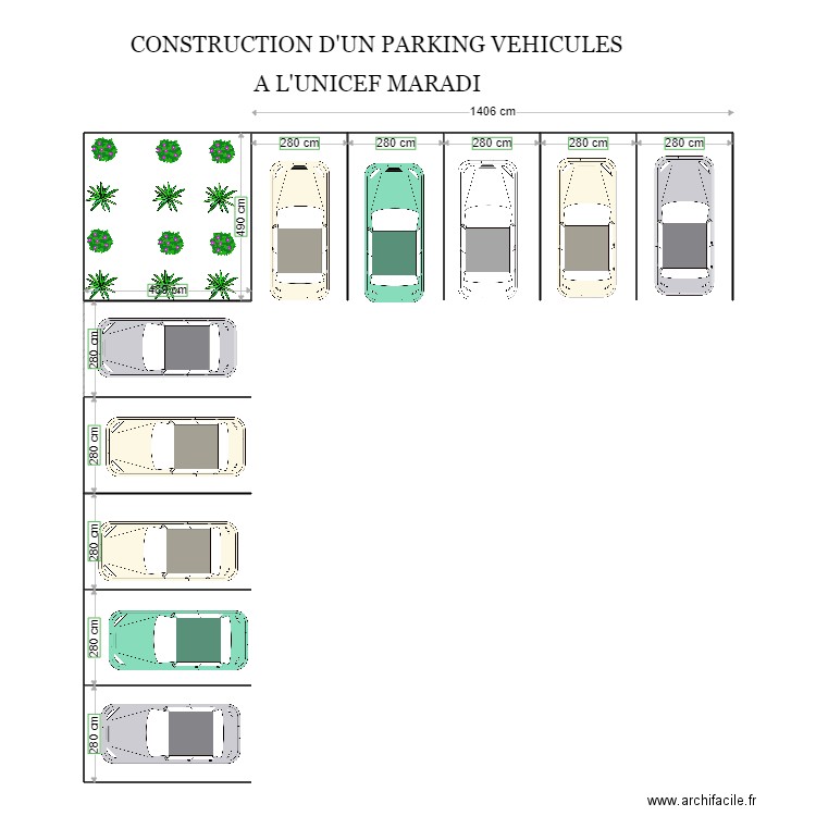 HANGAR UNICEF MARADI. Plan de 0 pièce et 0 m2