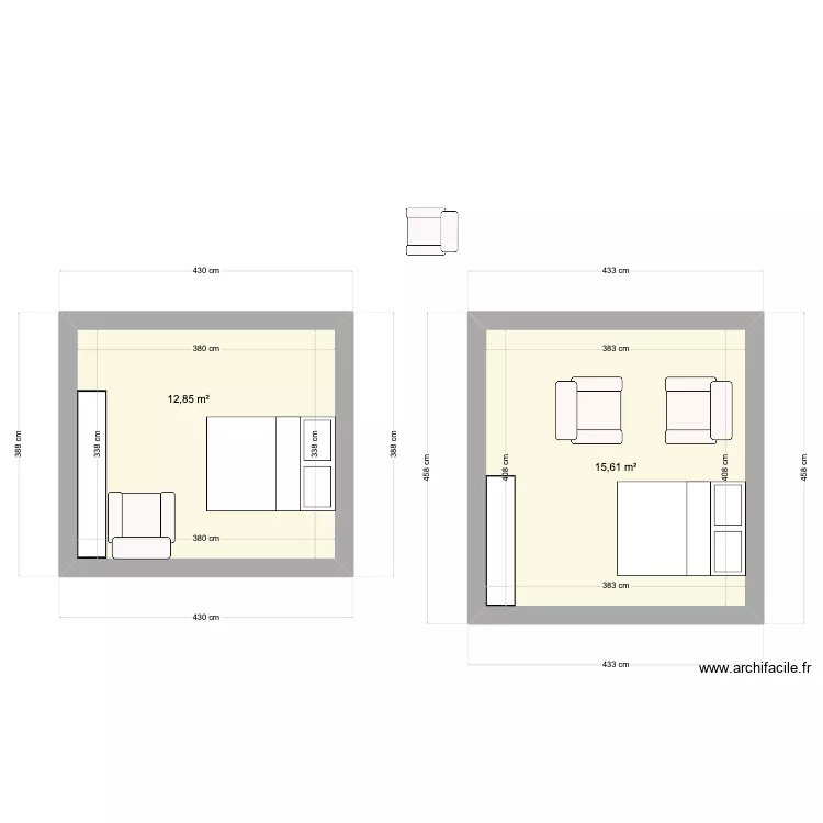 Manh&egrave;s am&eacute;nagement. Plan de 