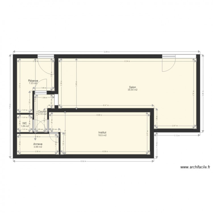 StylHair. Plan de 0 pièce et 0 m2
