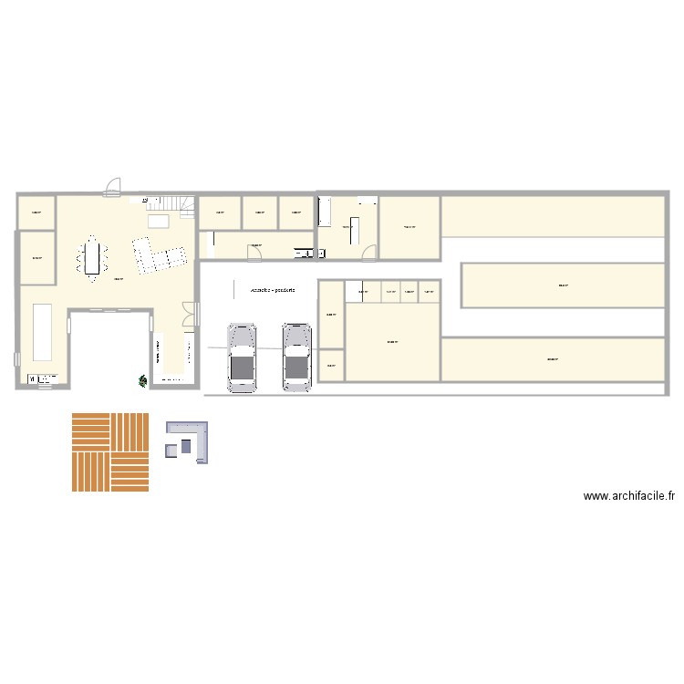 Hangar 2. Plan de 0 pièce et 0 m2