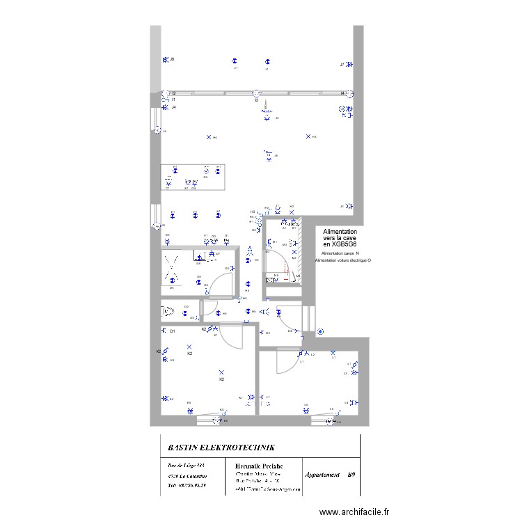 Appartement  Meuse View B9. Plan de 0 pièce et 0 m2