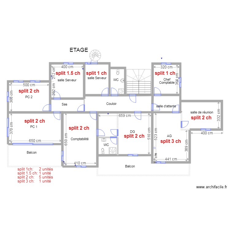 vila Marcory étage climatisation. Plan de 0 pièce et 0 m2