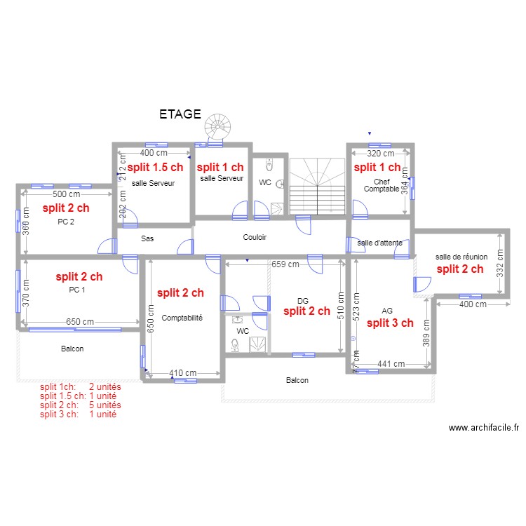 vila Marcory étage climatisation. Plan de 0 pièce et 0 m2