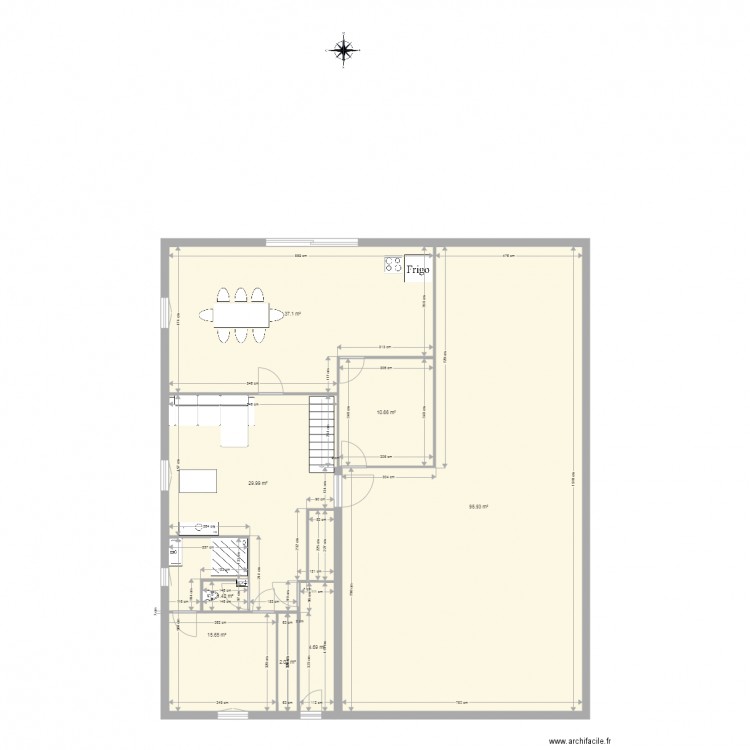 essai travaux. Plan de 0 pièce et 0 m2