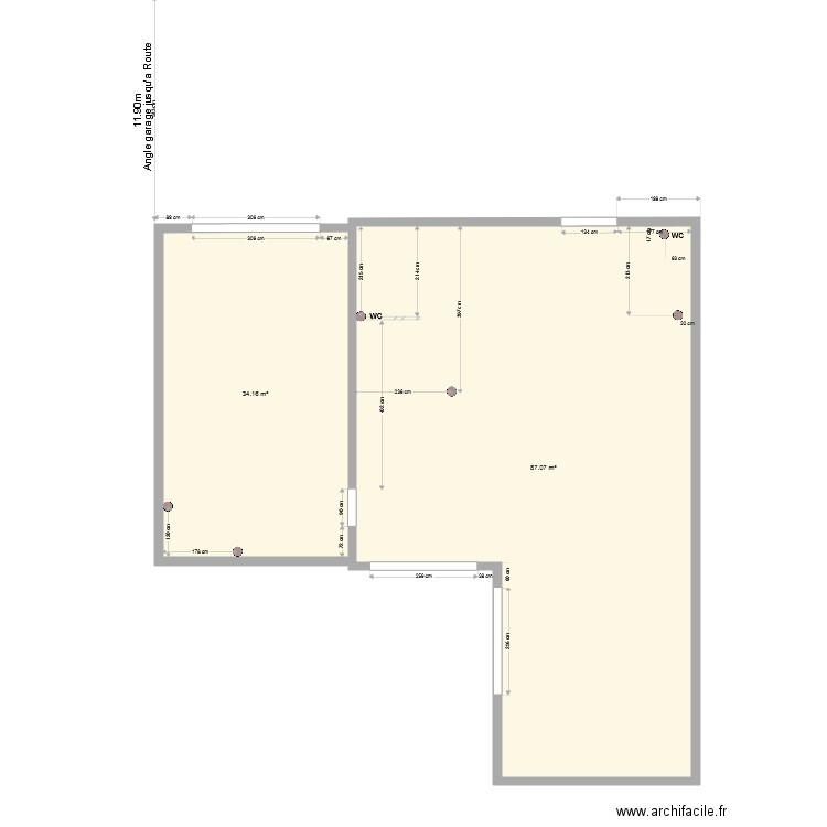 detail pvc. Plan de 0 pièce et 0 m2
