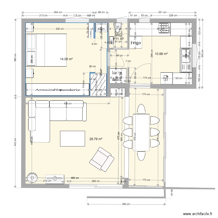 plan Alice 2. Plan de 0 pièce et 0 m2