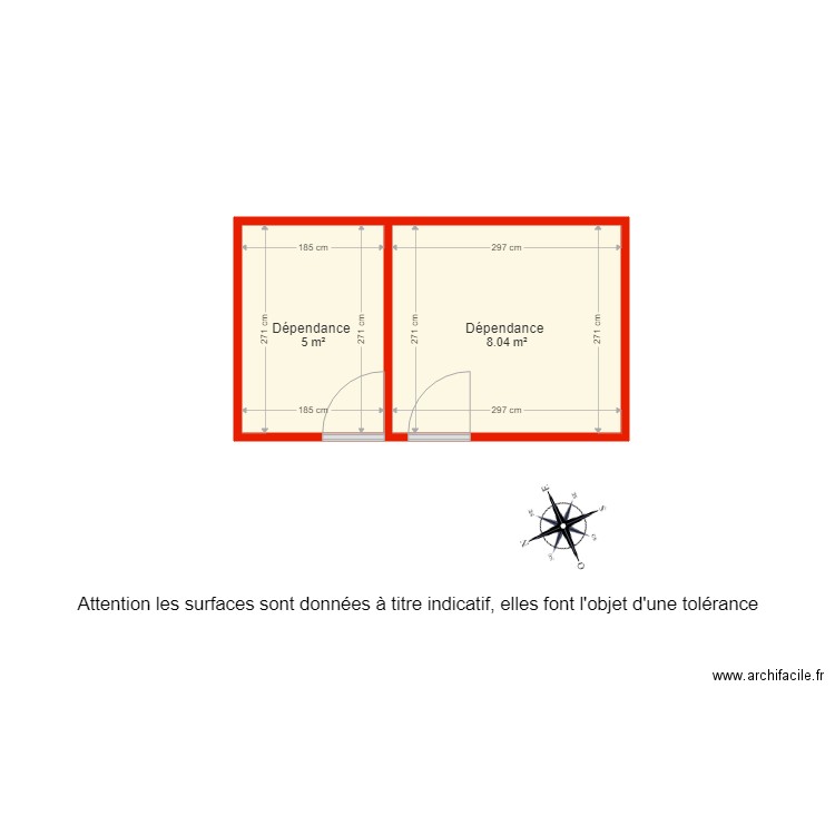 BI1731 DEPENDANCES COTE. Plan de 0 pièce et 0 m2