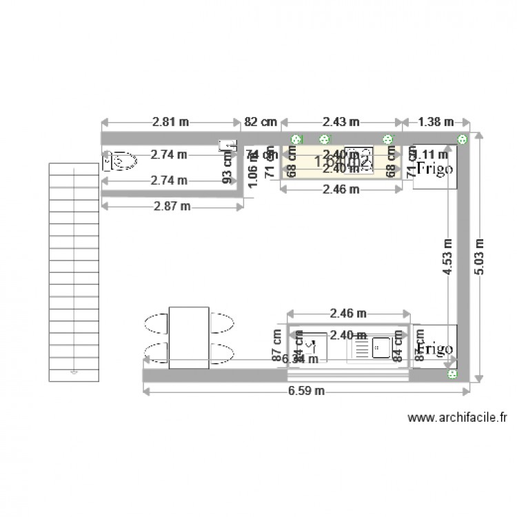 PLAN CUISINE. Plan de 0 pièce et 0 m2