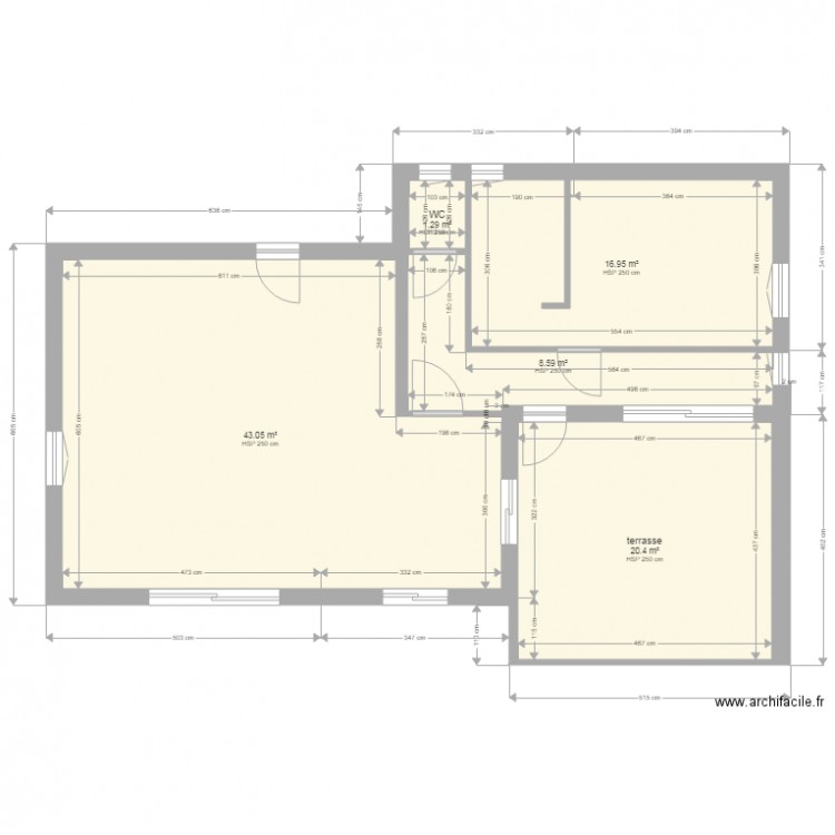 moi viella. Plan de 0 pièce et 0 m2