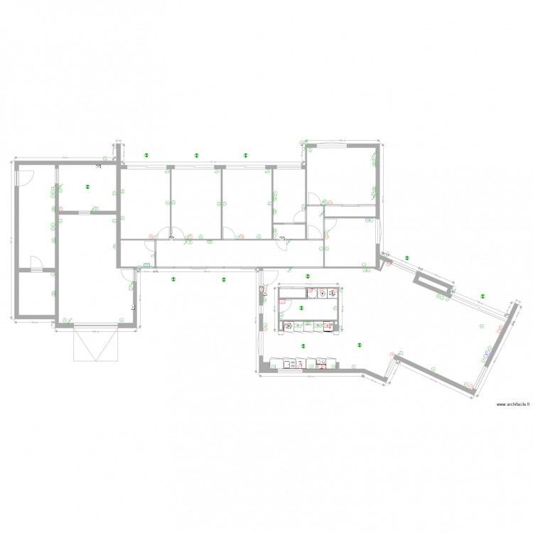 MAISON BREDE D9 ELECTRICITE. Plan de 0 pièce et 0 m2
