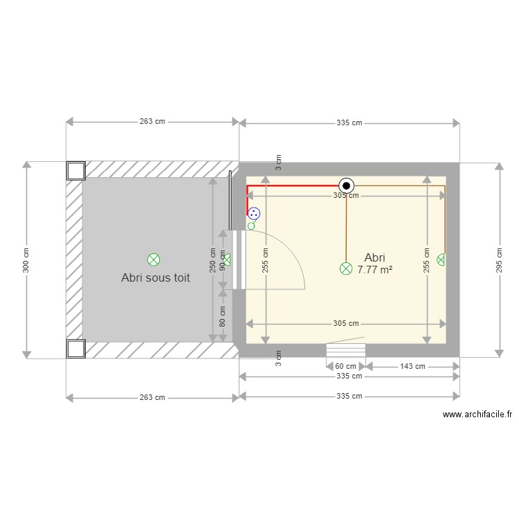 Abri piscine 8. Plan de 0 pièce et 0 m2