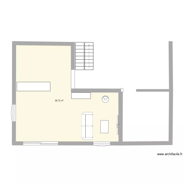 maison. Plan de 