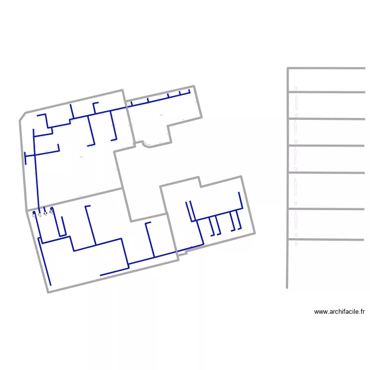 PARIS TROENE. Plan de 