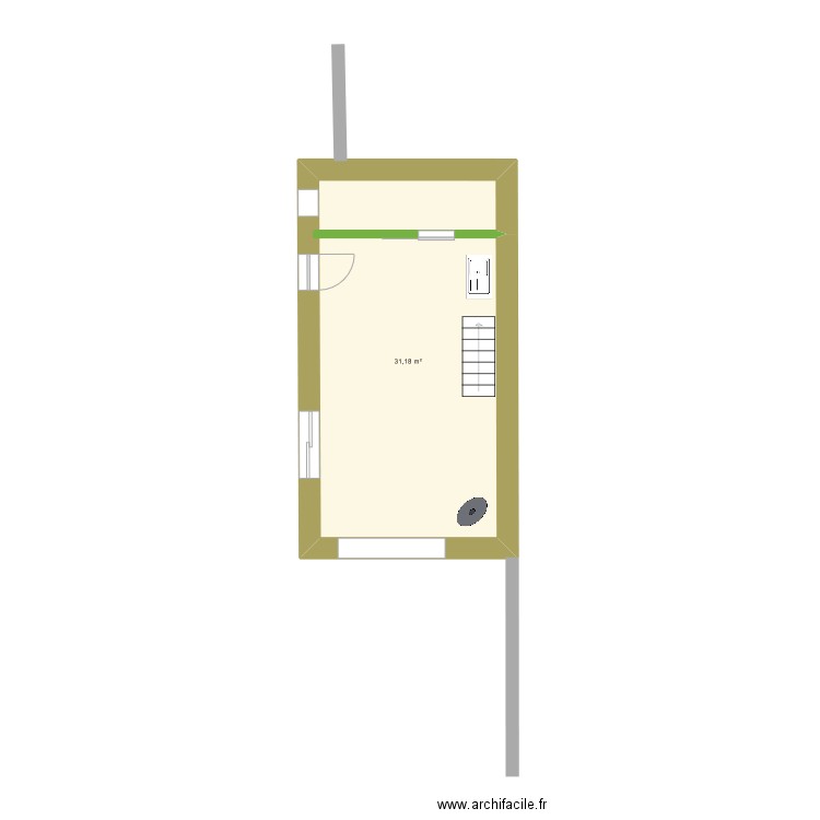 Rehabilitation. Plan de 0 pièce et 0 m2