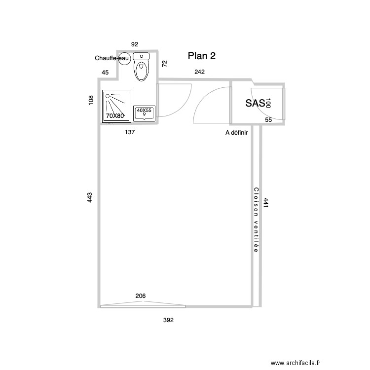 Lot 87 Plan 2. Plan de 0 pièce et 0 m2