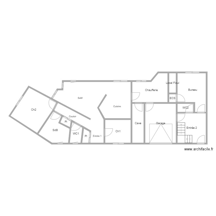 RDC Pommard 1. Plan de 0 pièce et 0 m2