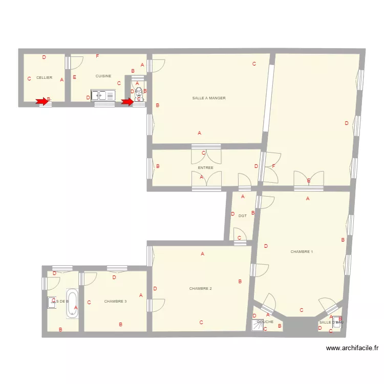 CLAPPIER 103 705 203. Plan de 