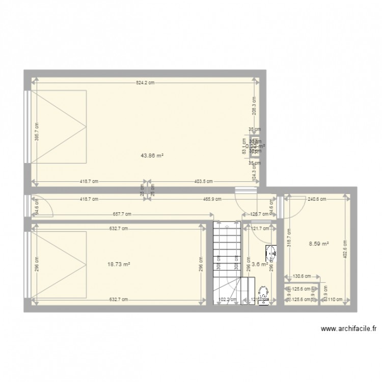 st math rdc. Plan de 0 pièce et 0 m2