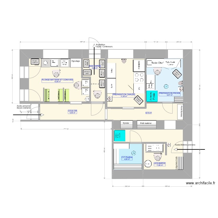 Mendionde 002. Plan de 8 pièces et 71 m2