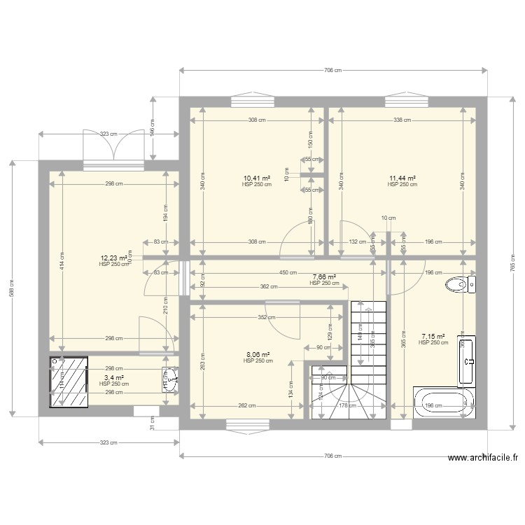 BRULIN PLAN MAISON 1ER ETAGE. Plan de 0 pièce et 0 m2