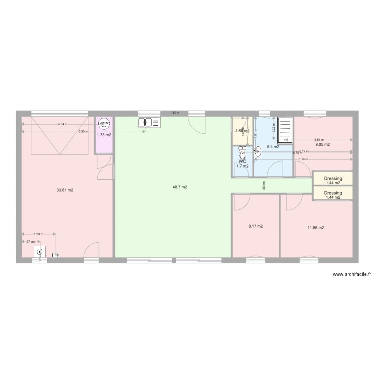 Habitation 1. Plan de 0 pièce et 0 m2