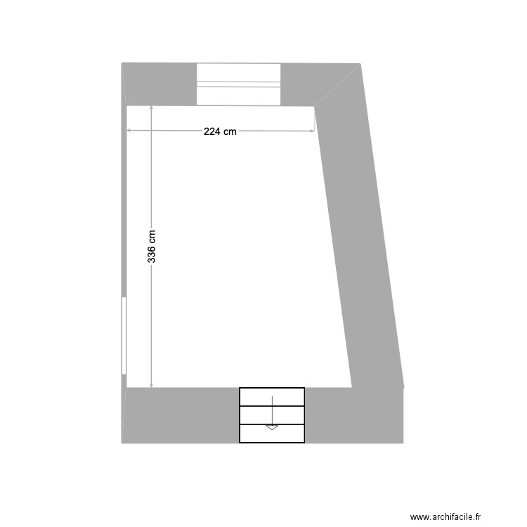 Chambre de Gaëlle. Plan de 0 pièce et 0 m2