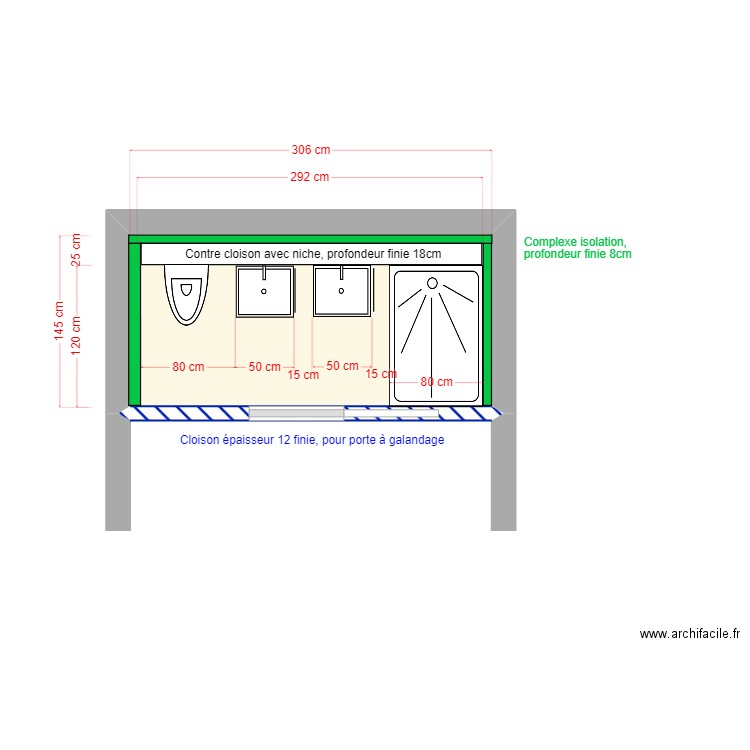 Lusson V2. Plan de 1 pièce et 4 m2