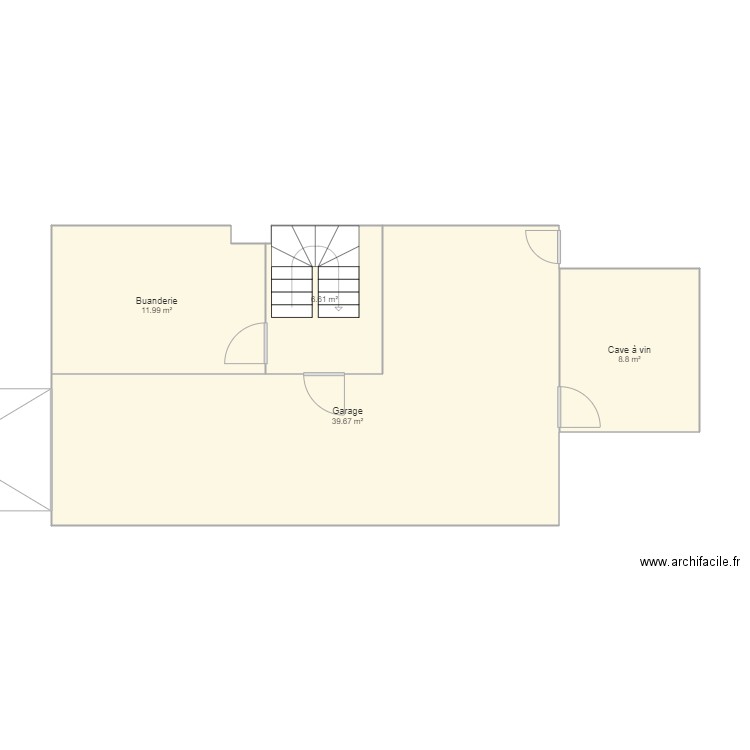 Maison sous sol. Plan de 0 pièce et 0 m2