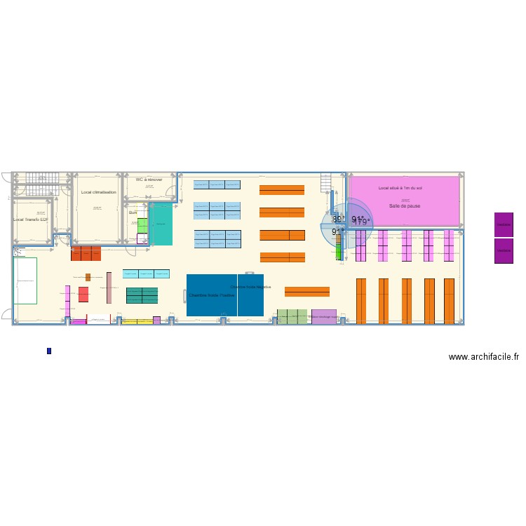 MRS Auger. Plan de 0 pièce et 0 m2