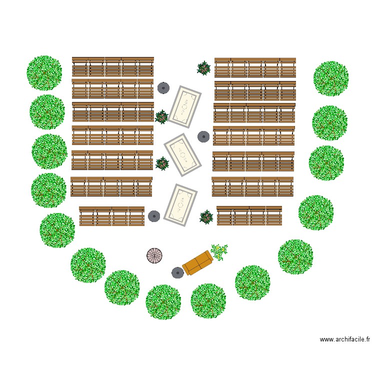 ceremonie e. Plan de 0 pièce et 0 m2