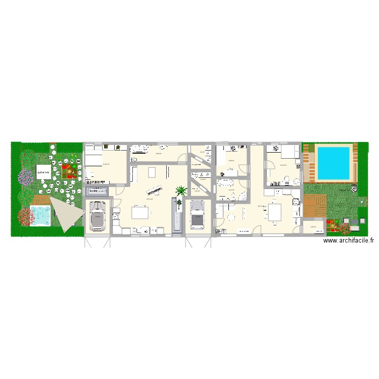aparte2. Plan de 0 pièce et 0 m2